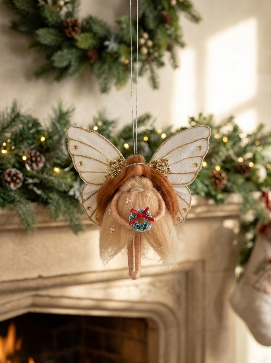 Handcrafted Fairy Angel Hanging Ornament
