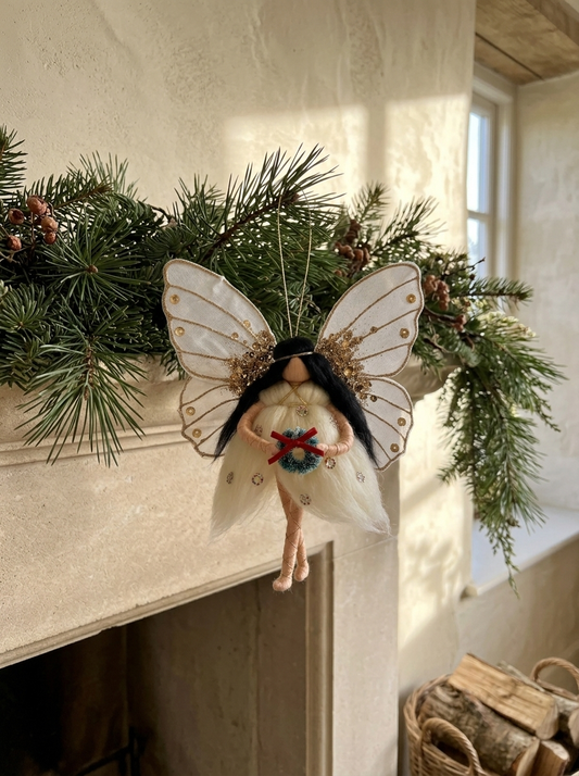 Handcrafted Holiday Fairy Hanging Ornament