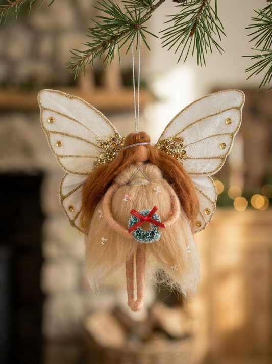 Handcrafted Fairy Angel Hanging Ornament