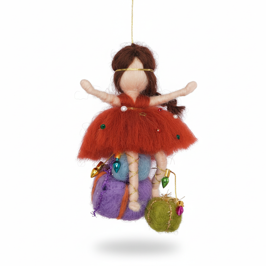 Handcrafted Christmas Felt Fairies – Gift Box Fairy